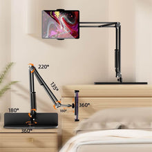 Load image into Gallery viewer, Adjustable Long Arm Metal Phone Holder