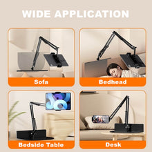 Load image into Gallery viewer, Adjustable Long Arm Metal Phone Holder