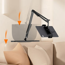 Load image into Gallery viewer, Adjustable Long Arm Metal Phone Holder