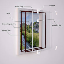 Load image into Gallery viewer, Adjustable Magnetic Window Screen