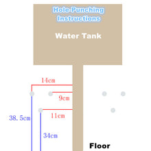 Lade das Bild in den Galerie-Viewer, Klappbarer Toilettenstuhl zur Wandmontage