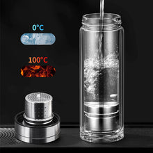 Load image into Gallery viewer, Magentic Tea Infuser Glass Bottle