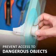 Load image into Gallery viewer, Magnetic Cabinet Locks (4 Locks + 1 Key)