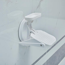 Load image into Gallery viewer, Shower Foot Rest Suction Cup Rack