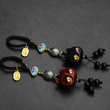 Charger l'image dans la galerie, Handmade Cute Wood Cat Pendant - airlando