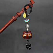 Charger l'image dans la galerie, Handmade Cute Wood Cat Pendant - airlando