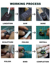 Lade das Bild in den Galerie-Viewer, Handmade Wood Cat Necklace - airlando