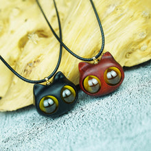 Lade das Bild in den Galerie-Viewer, Handmade Wood Cat Necklace - airlando