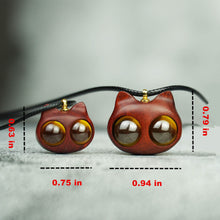 Lade das Bild in den Galerie-Viewer, Handmade Wood Cat Necklace - airlando