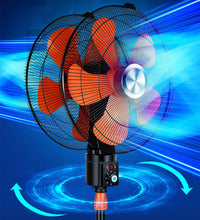 Load image into Gallery viewer, Double Heads Pedestal Stand Fan - airlando