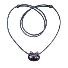Charger l'image dans la galerie, Handmade Cute Wood Cat Necklace - airlando