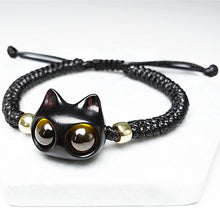 Charger l'image dans la galerie, Handmade Wood Cat Bracelet - airlando