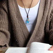 Charger l'image dans la galerie, Ocean Heart Resin Pendant Necklace - airlando