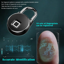 Load image into Gallery viewer, Smart Fingerprint Padlock - airlando