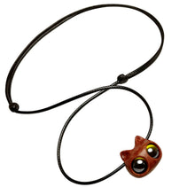 Lade das Bild in den Galerie-Viewer, Handmade Wood Cat Pendant Necklace - airlando