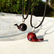 Lade das Bild in den Galerie-Viewer, Wood Whale Pendant Necklace - airlando