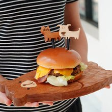 Lade das Bild in den Galerie-Viewer, Handmade Little Bear Wood Dinner Plate - airlando