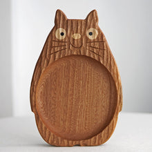 Lade das Bild in den Galerie-Viewer, Handmade Little Bear Wood Dinner Plate - airlando