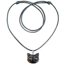 Charger l'image dans la galerie, Handmade Wood Carving Cat Necklace - airlando