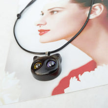 Charger l'image dans la galerie, Handmade Wood Carving Cat Necklace - airlando