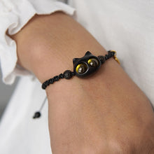 Charger l'image dans la galerie, Handmade Cute Wood Cat Bracelet - airlando