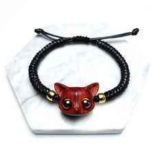 Charger l'image dans la galerie, Handmade Cute Wood Fox Bracelet - airlando