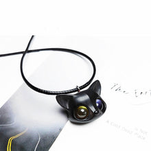 Lade das Bild in den Galerie-Viewer, Handmade Cute Wood Fox Pendant Necklace - airlando