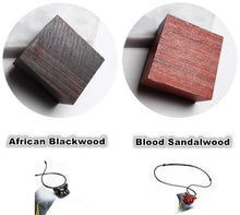 Lade das Bild in den Galerie-Viewer, Handmade Cute Wood Fox Pendant Necklace - airlando