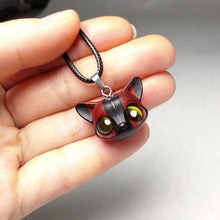 Lade das Bild in den Galerie-Viewer, Handmade Cute Wood Fox Pendant Necklace - airlando