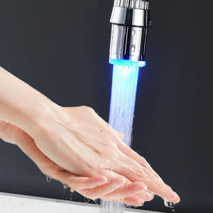Lumière de robinet d'eau LED 3 couleurs