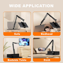Load image into Gallery viewer, Adjustable Long Arm Metal Phone Holder
