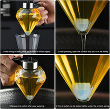 Load image into Gallery viewer, Diamond Glass Oil Bottle
