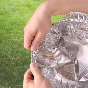 Disposable Tinfoil Pan with Lid
