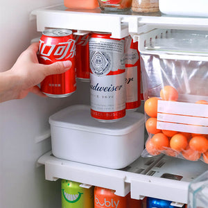 Organisateur de canettes de soda à suspendre au réfrigérateur