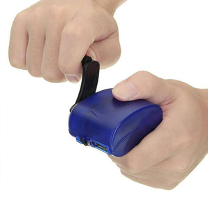 Handkurbel-Handy-Ladegerät