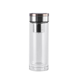 Magentische Tee-Ei-Glasflasche