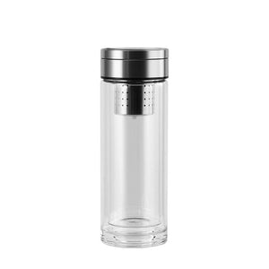 Magentische Tee-Ei-Glasflasche