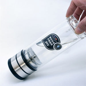 Tea Separation Glass Water Bottle