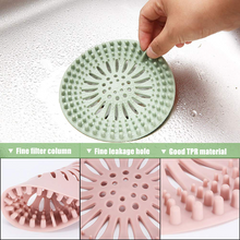 Charger l&#39;image dans la galerie, Silicone Hair Catcher Drain Covers(5 Pack) - airlando
