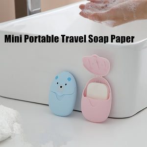 Mini Portable Travel Soap Paper - airlando