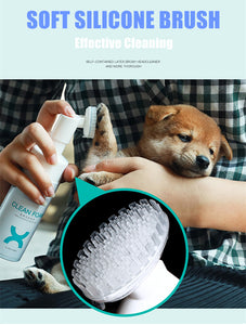 No-Rinse Waterless Shampoo Pet Paw Cleaner Grooming Brush - airlando