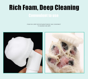 No-Rinse Waterless Shampoo Pet Paw Cleaner Grooming Brush - airlando