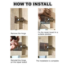 Load image into Gallery viewer, Cabinet Hinge Repair Plate (6 PCS) - airlando
