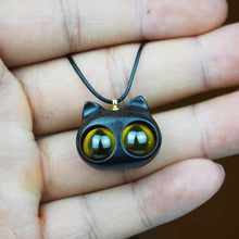 Load image into Gallery viewer, Handmade Wood Cat Necklace - airlando
