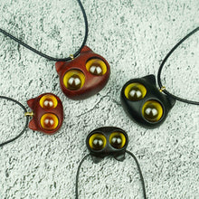 Charger l&#39;image dans la galerie, Handmade Wood Cat Necklace - airlando
