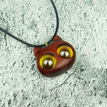 Charger l&#39;image dans la galerie, Handmade Wood Cat Necklace - airlando
