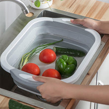 Load image into Gallery viewer, Collapsible Cutting Board Dish Tub - airlando
