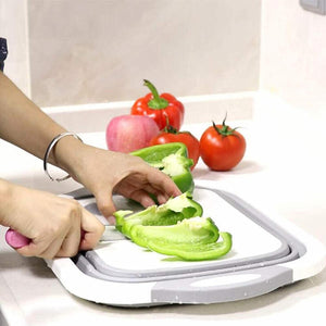 Collapsible Cutting Board Dish Tub - airlando