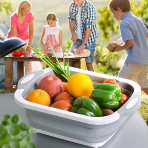 Collapsible Cutting Board Dish Tub - airlando