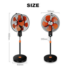 Load image into Gallery viewer, Double Heads Pedestal Stand Fan - airlando

